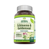 Herbal Secrets, Echinacea & Goldenseal Root, 450 Mg, 250 Veggie Capsules